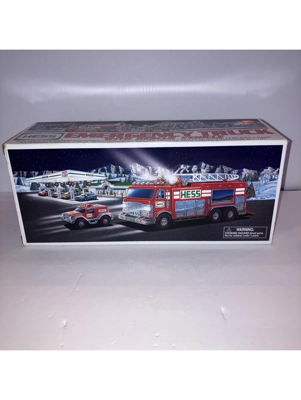 VINTAGE HESS 2005 Emergency Truck With Rescue Vehicle NEW IN BOX
